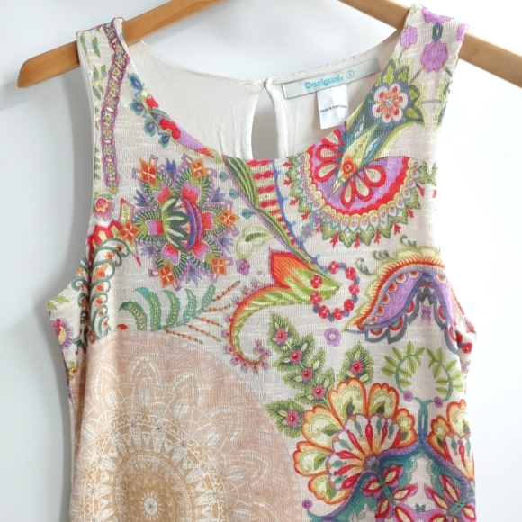 Desigual‎ Print Knit Sheath Global Traveler Dress - Picture 3 of 12